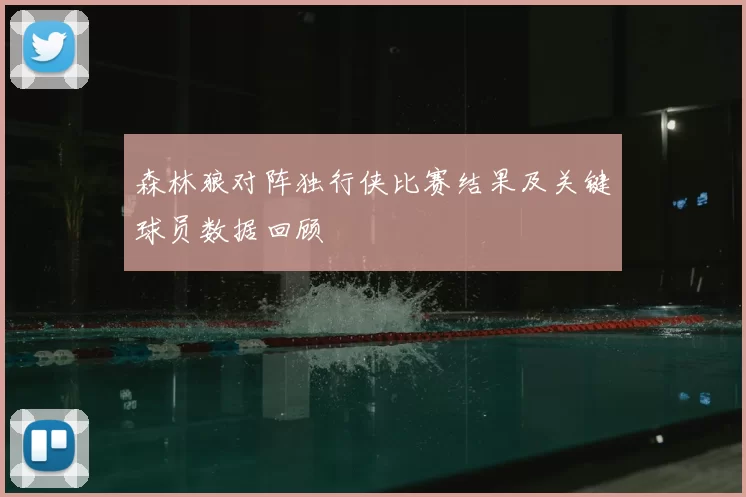 森林狼对阵独行侠比赛结果及关键球员数据回顾