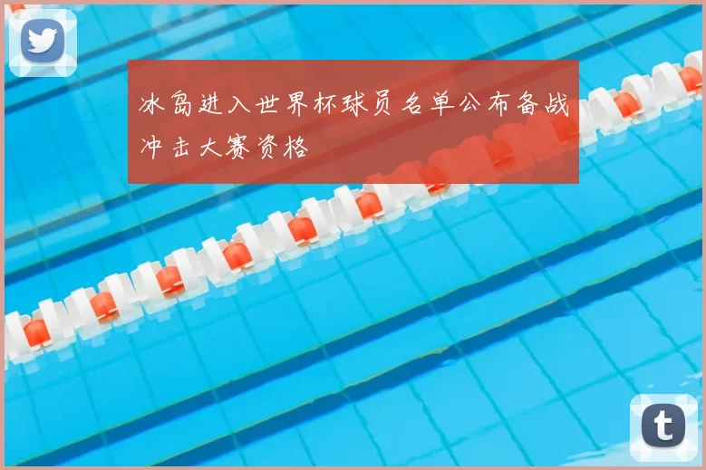 冰岛进入世界杯球员名单公布备战冲击大赛资格